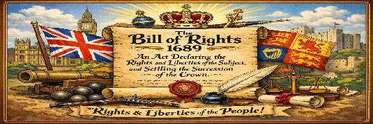 English Bill of Rights 1689 : The Path to Modern Human Rights